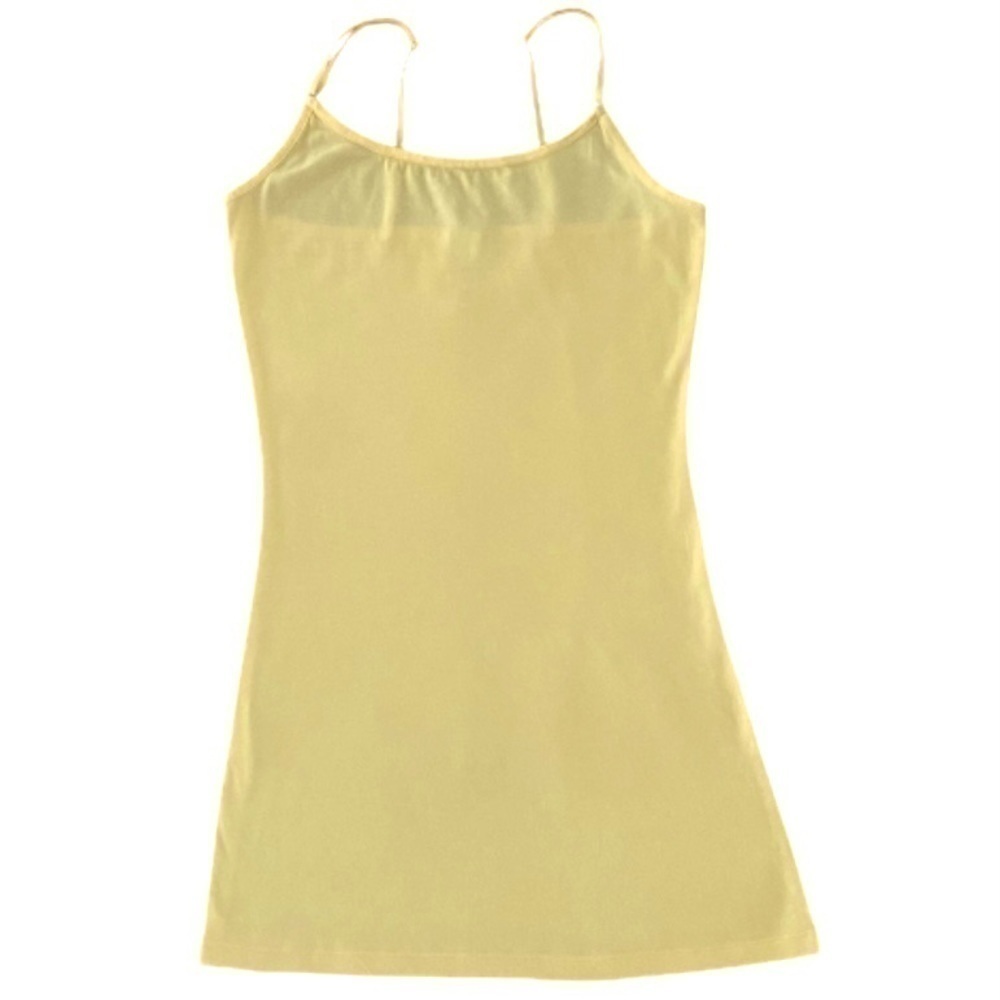 Ambiance Apparel L. Yellow Tank Top